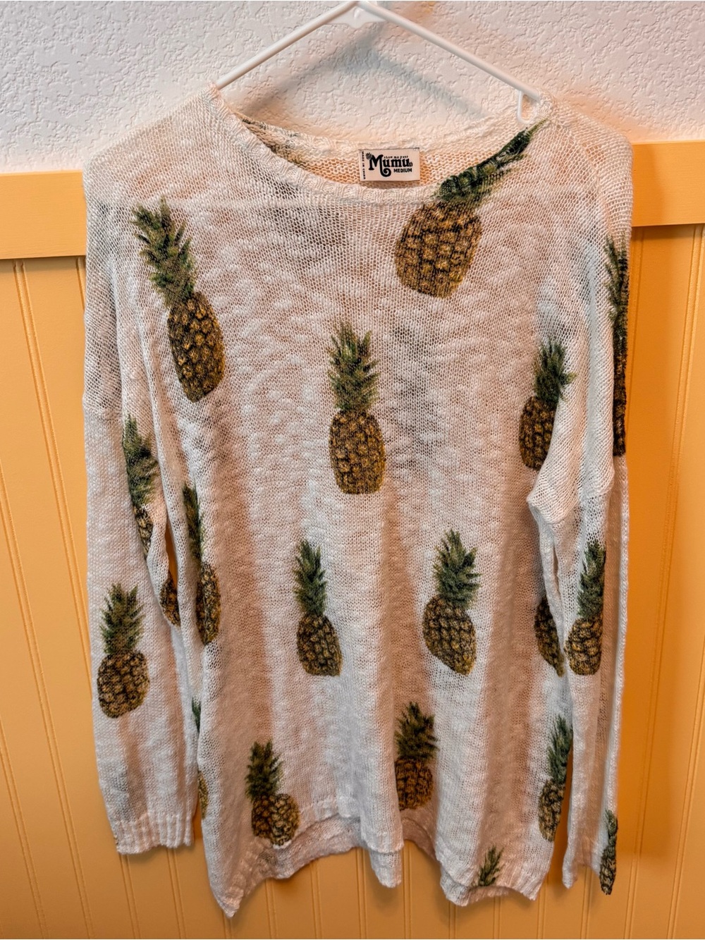 Show Me Your MuMu Lightweight Pineapple Varsity